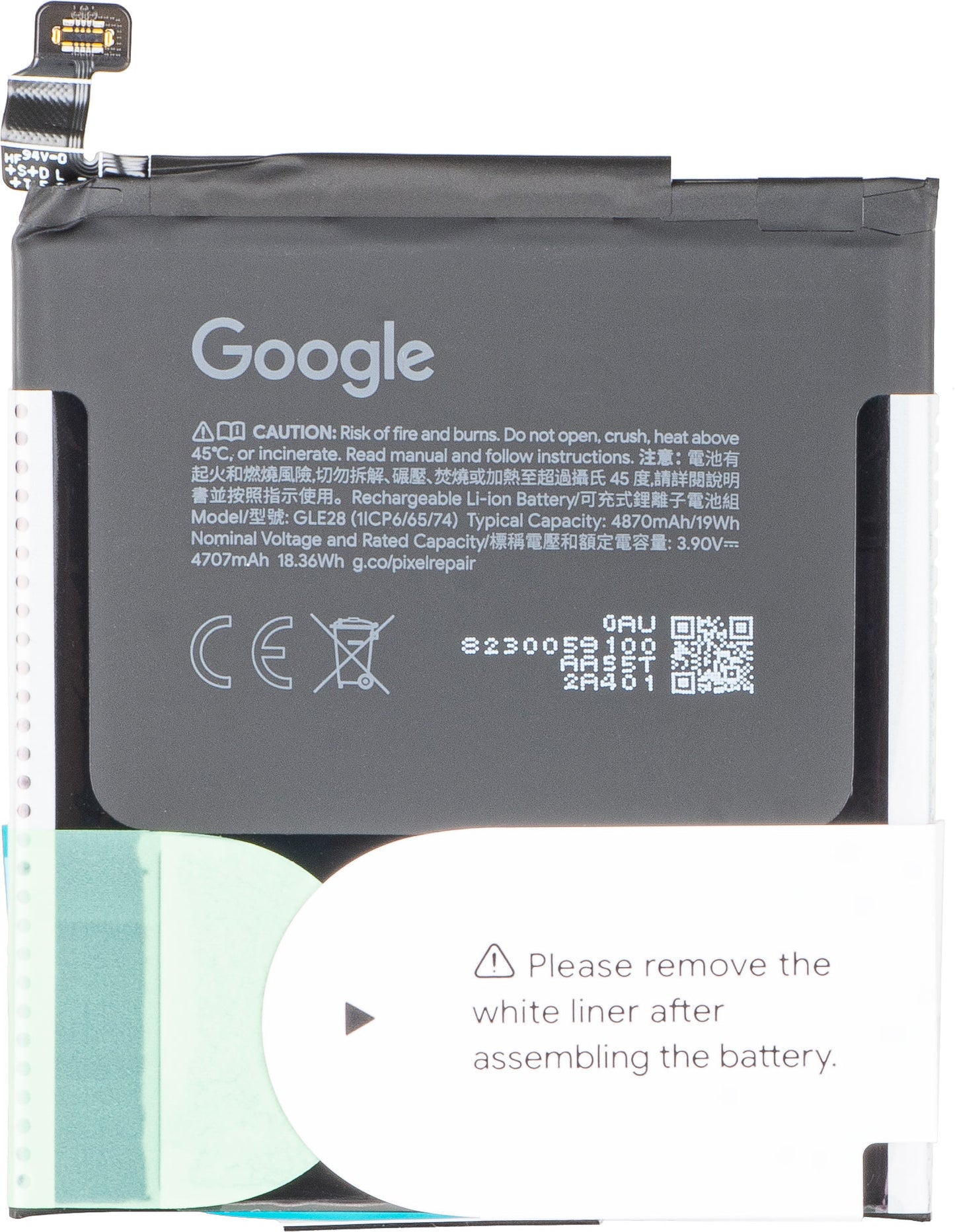Batteria Google Pixel 10 Pro, GLE28, Service Pack G949-01443-00