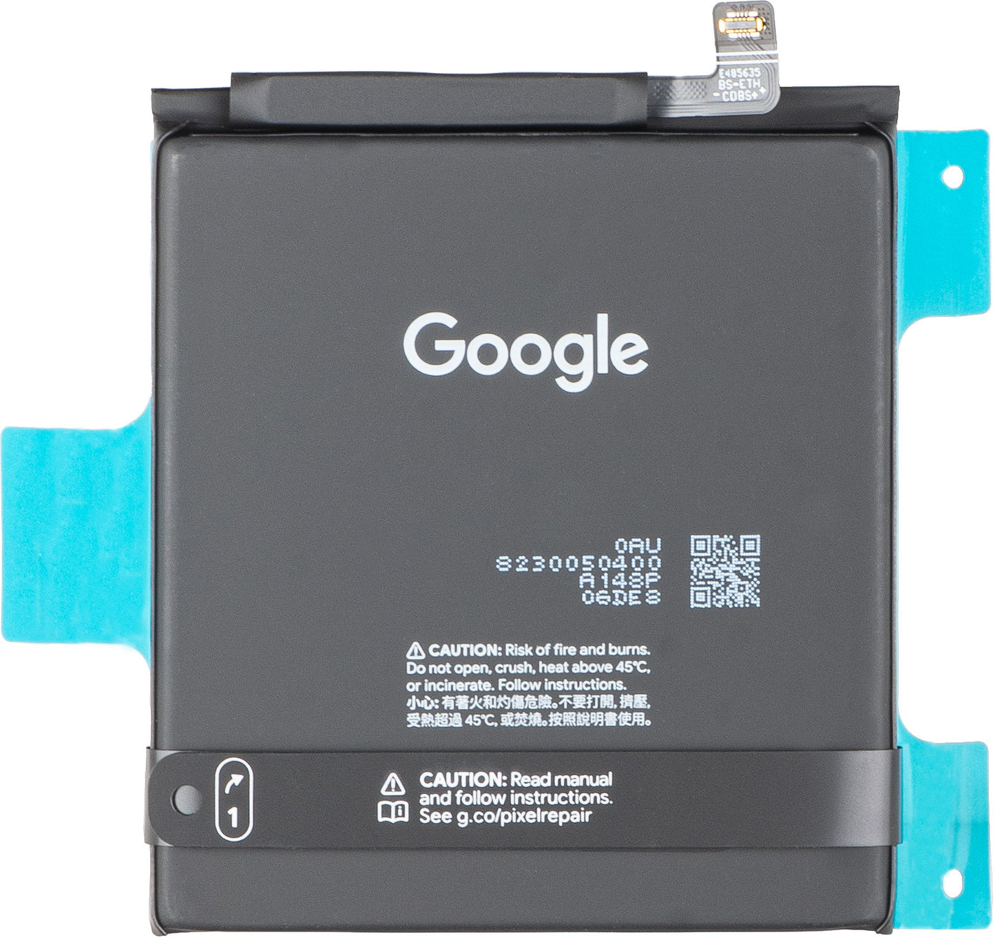 Batteria Google Pixel 9 / 9 Pro, GVYZ7, Service Pack G949-00975-00