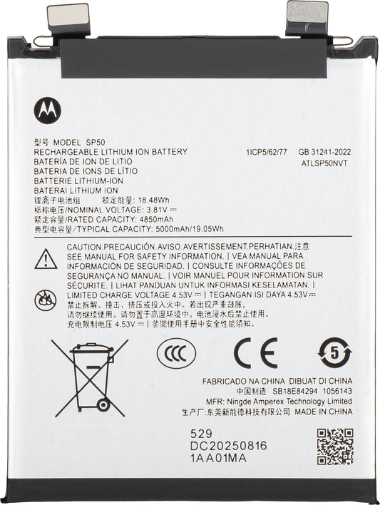 Batteria Motorola Edge 60 Neo, SP50, Service Pack SB18E84294