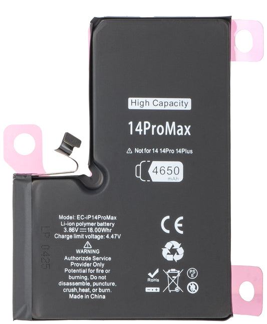 Batteria per Apple iPhone 14 Pro Max, ad alta capacità