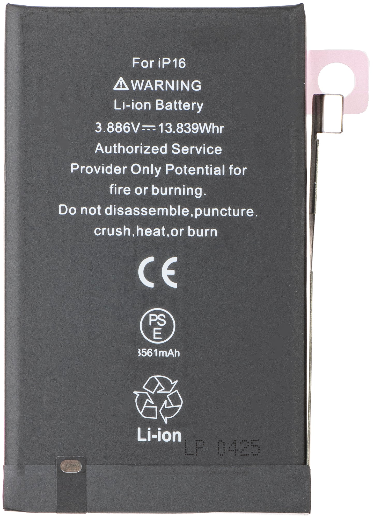 Batteria per Apple iPhone 16