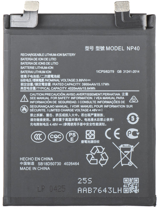 Batteria per Motorola Edge 30 Neo, NP40