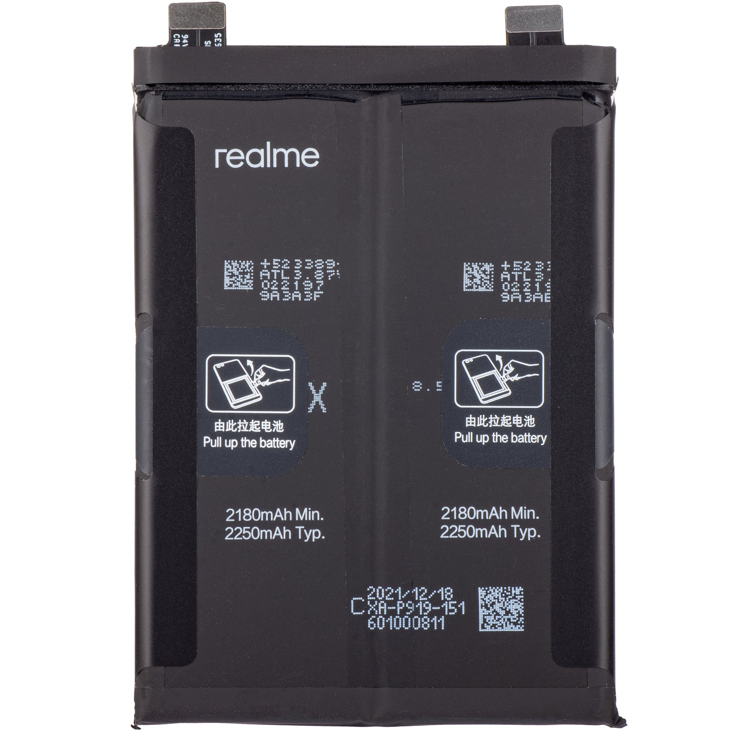 Batteria Realme GT Neo 3 150W, BLP919, Service Pack 4909766 