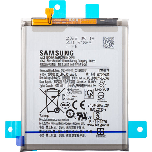 Batteria Samsung Galaxy A51 A515, EB-BA515ABY, Service Pack GH82-21668A