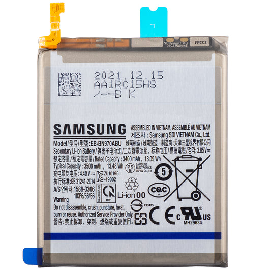 Batteria Samsung Galaxy Note10 N970, EB-BN970ABU, Service Pack GH82-20813A 