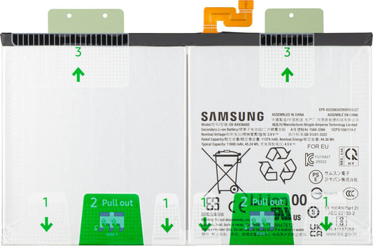 Batteria Samsung Galaxy Tab S11 Ultra, EB-BX936ABE, Service Pack GH82-38349A