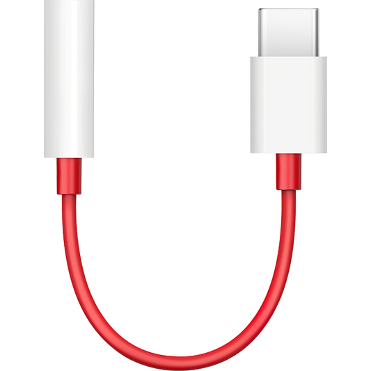 Adattatore audio USB-C - 3,5 mm OnePlus TC01W, 0,09 m, rosso 5461100024