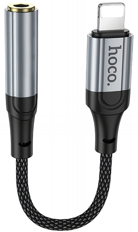 Adattatore Audio Lightning - 3.5mm HOCO LS36A, Grigio