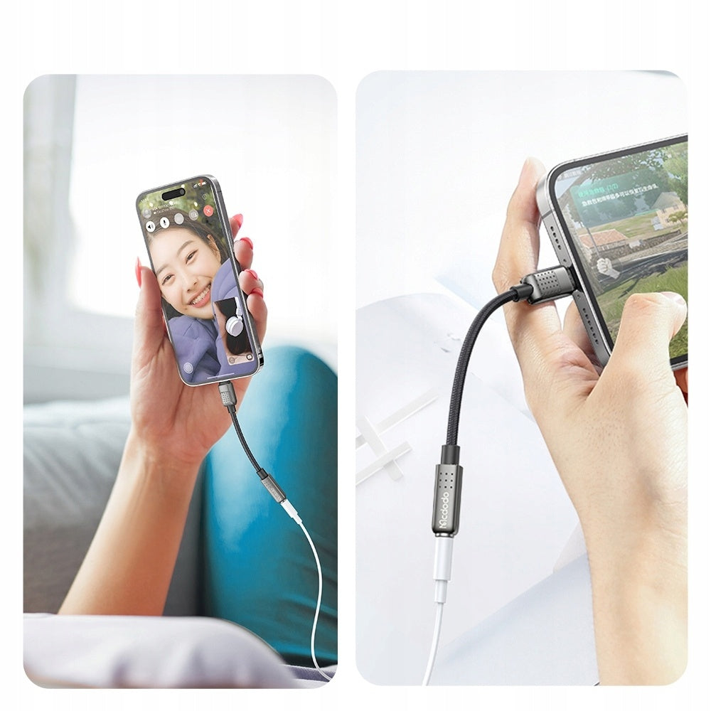 Adattatore Audio Lightning - 3.5mm McDodo CA-5010, Nero