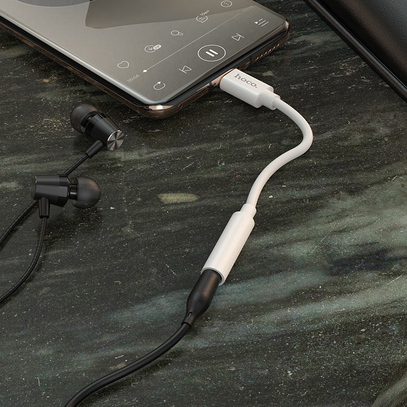 Adattatore Audio USB-C - 3,5mm HOCO LS30, Bianco