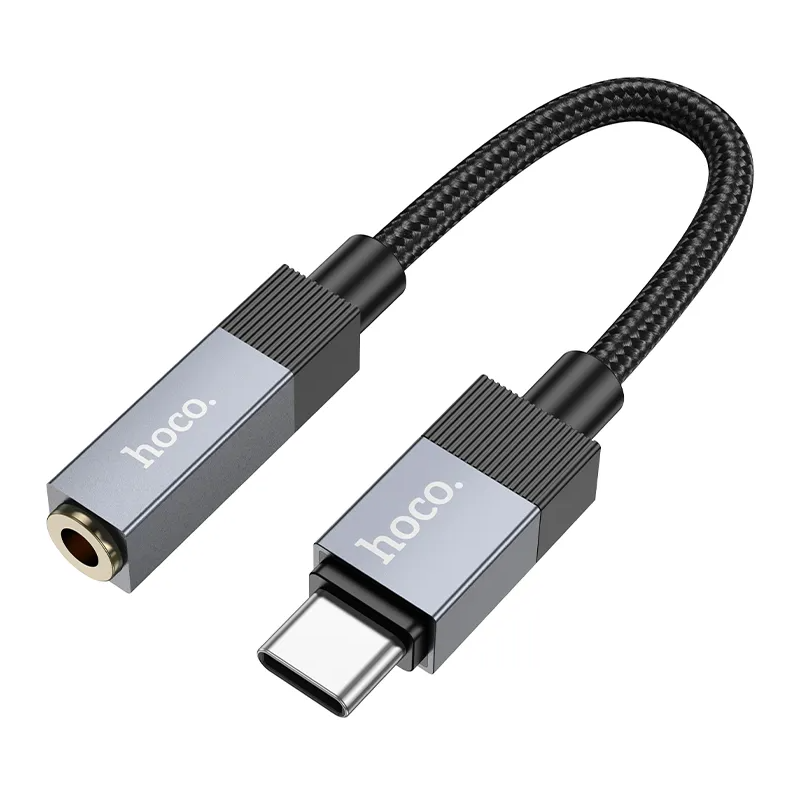 Adattatore Audio USB-C - 3.5mm HOCO UPA32C, Nero