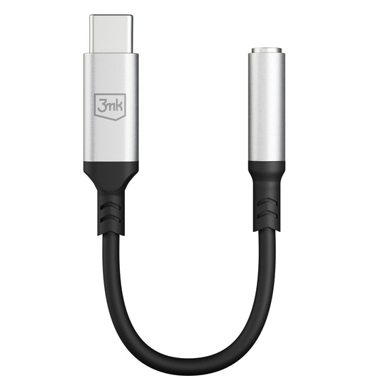 Adattatore Audio USB-C - 3,5mm 3MK, Argento