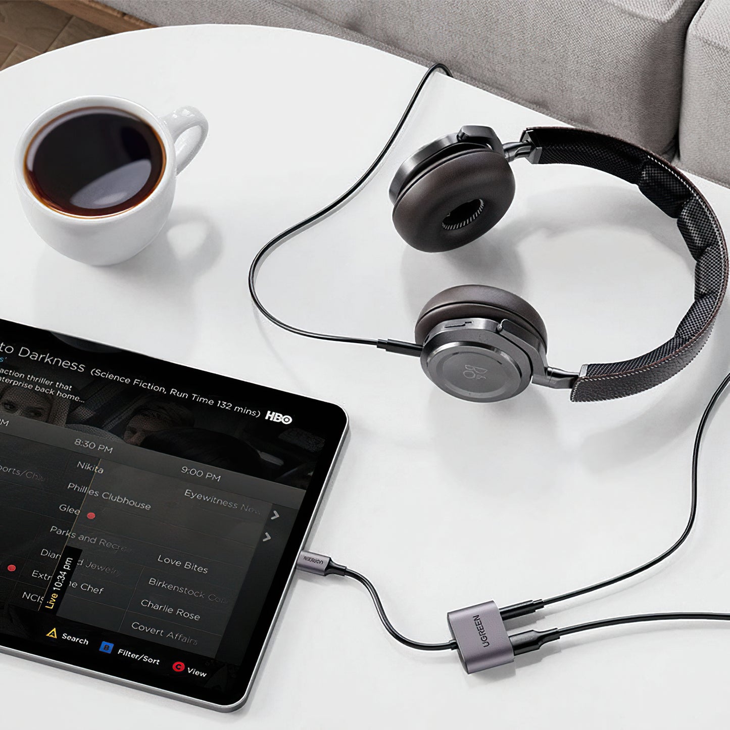 Adattatore Audio USB-C - 3.5mm / USB-C UGREEN CM231, Grigio