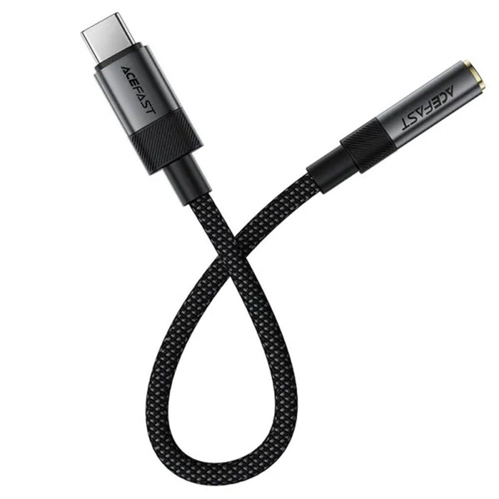 Adattatore Audio USB-C - 3.5mm Acefast J12, Nero