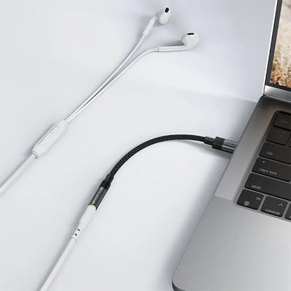 Adattatore Audio USB-C - 3.5mm Acefast J12, Nero
