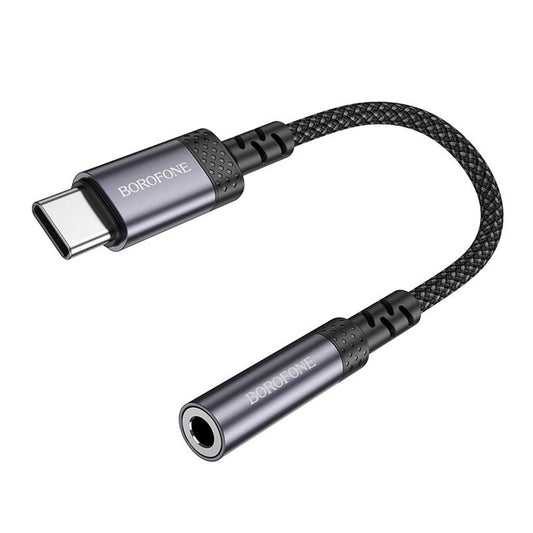 Adattatore Audio USB-C - 3.5mm Borofone BV24, Grigio