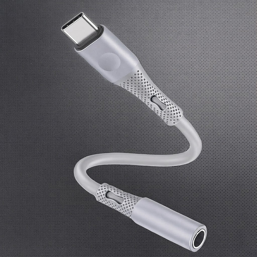 Adattatore Audio USB-C - 3.5mm Techsuit AC1 SoundFlex, Grigio