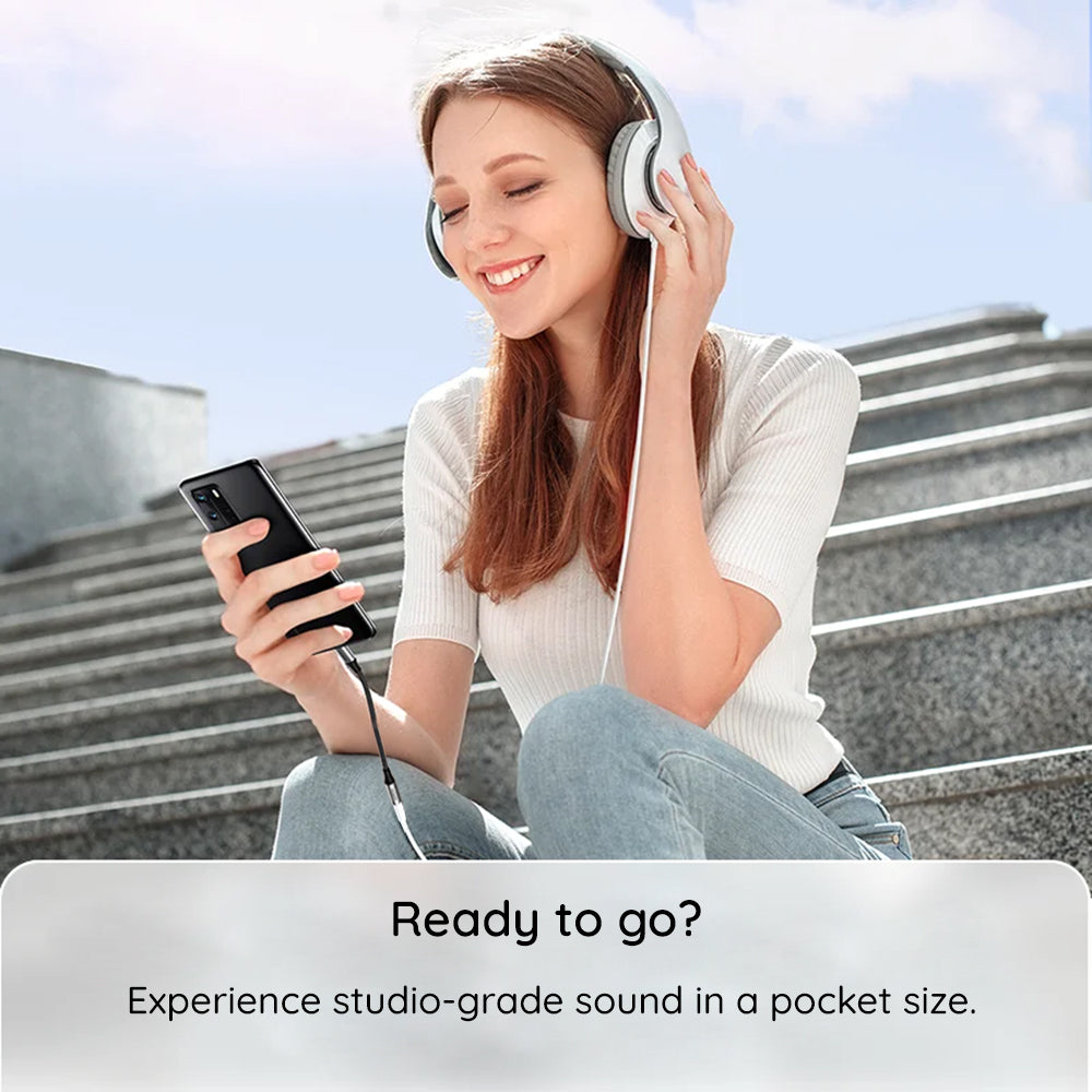 Adattatore Audio USB-C - 3.5mm Techsuit AC13 FuseXound, Nero