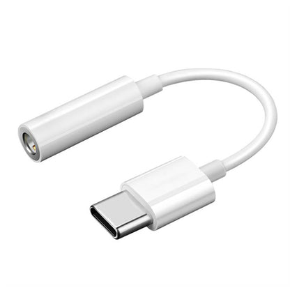 Adattatore Audio USB-C - 3.5mm Techsuit AC18 MusicBox, Bianco, Set 2 pezzi