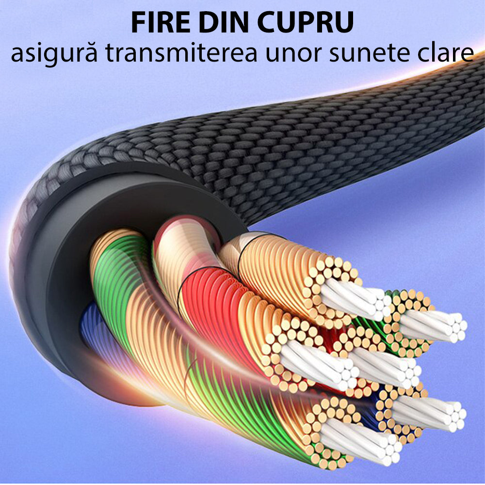 USB-C to 3.5mm Audio Adapter Yesido YAU19, Black