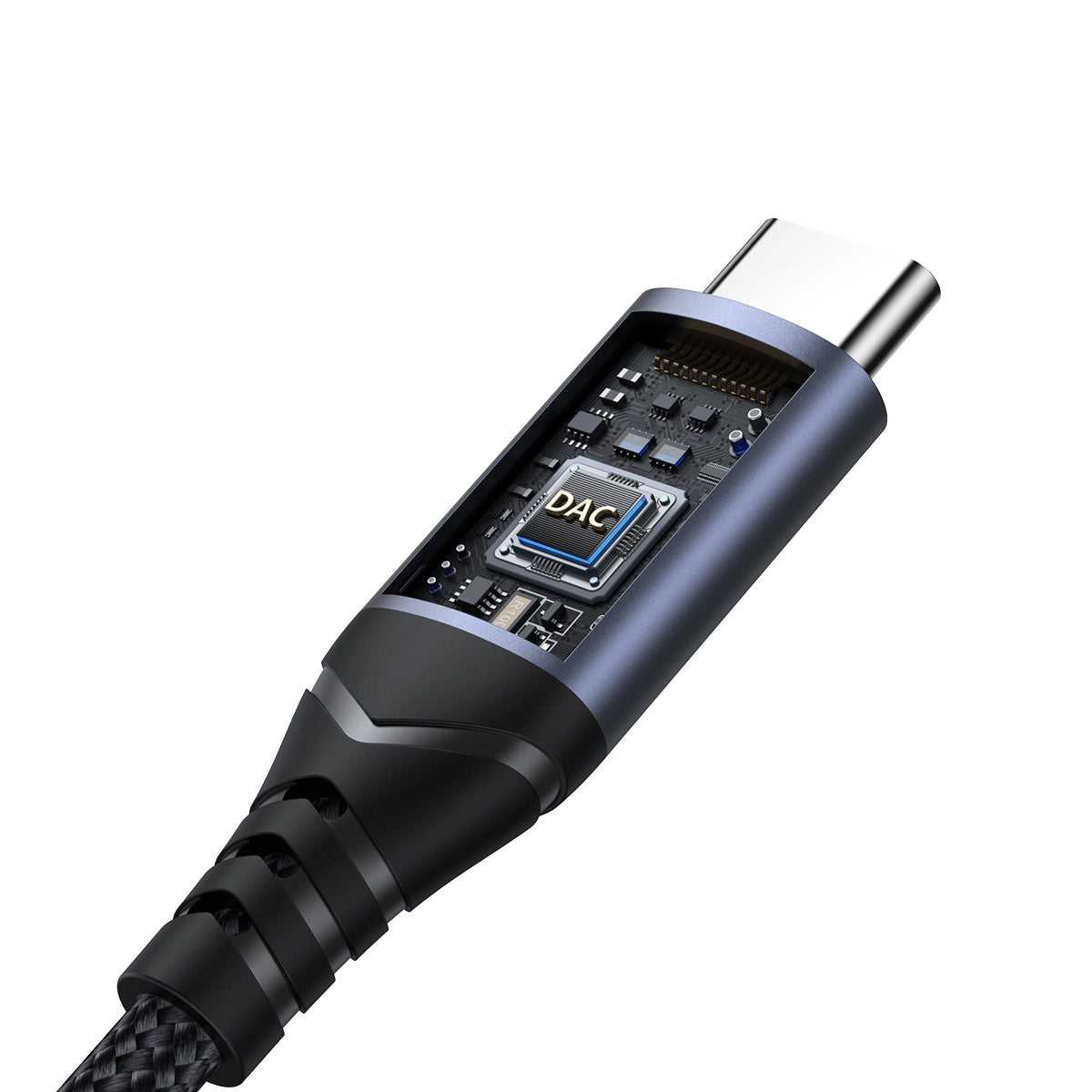 Adattatore Audio USB-C - 3.5mm Joyroom SY-C01, Nero