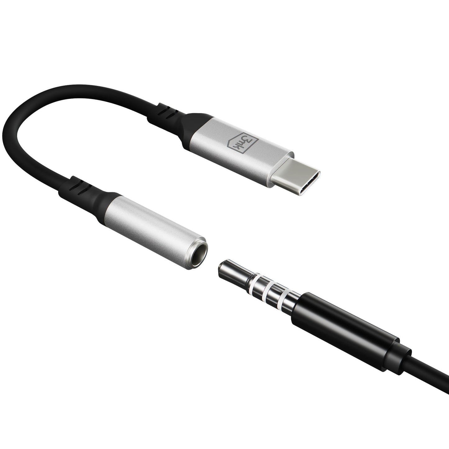 Adattatore Audio USB-C - 3,5mm 3MK, Argento