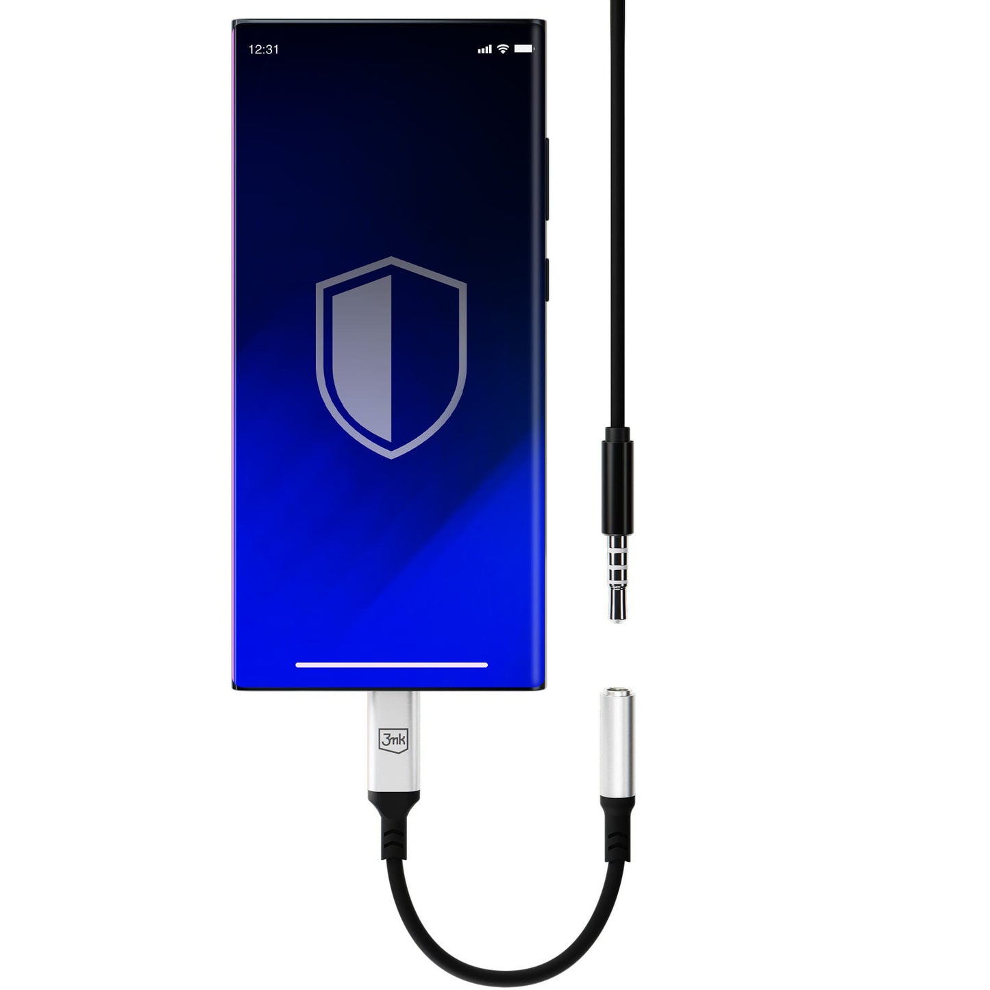 Adattatore Audio USB-C - 3,5mm 3MK, Argento