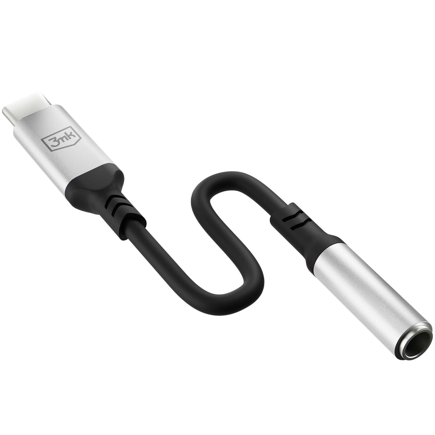 Adattatore Audio USB-C - 3,5mm 3MK, Argento