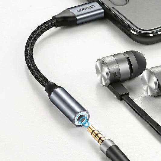 Adattatore Audio USB-C - 3.5mm UGREEN AV142, Grigio