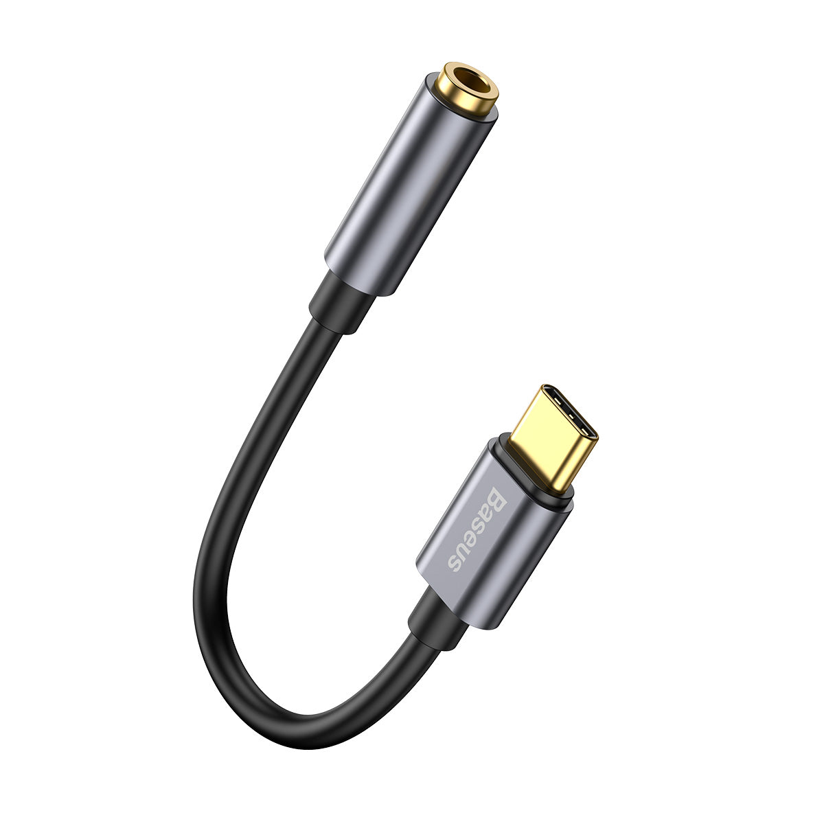Adattatore audio 3,5 mm - USB-C Baseus L54, grigio CATL54-0G