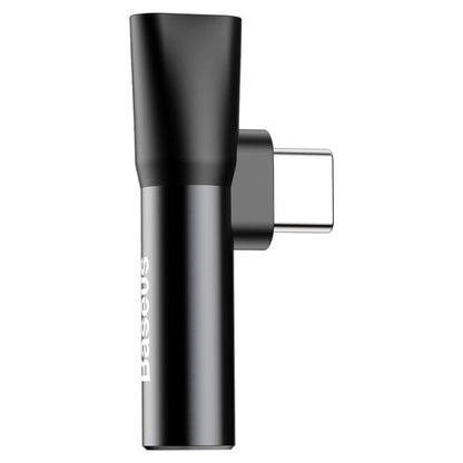 Adattatore audio USB-C - USB-C / 3,5 mm Baseus L41, nero CATL41-01