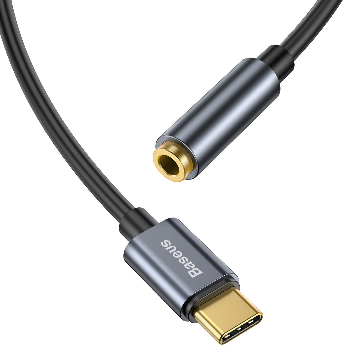Adattatore audio 3,5 mm - USB-C Baseus L54, grigio CATL54-0G