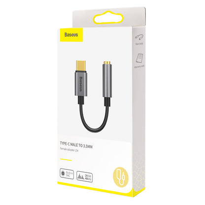 Adattatore audio 3,5 mm - USB-C Baseus L54, grigio CATL54-0G