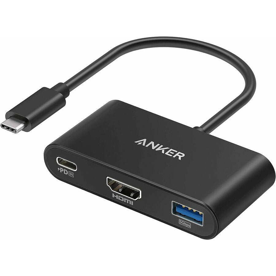 Adattatore Audio e Video USB-C - USB-C / HDMI / USB-A Anker PowerExpand, Nero A8339HA1