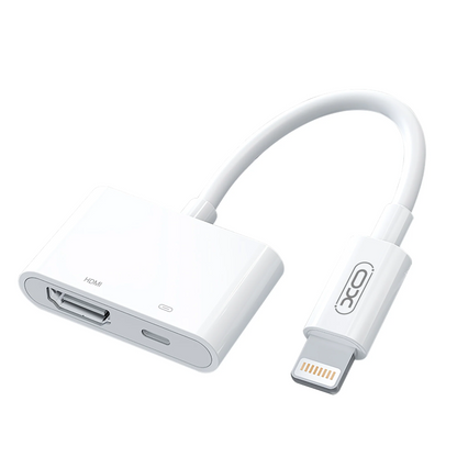 Adattatore Audio e Video Lightning - HDMI / Lightning XO Design HUB005, Bianco