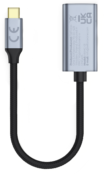 Adattatore Audio e Video USB-C - HDMI MaXlife MXHC-01, Grigio