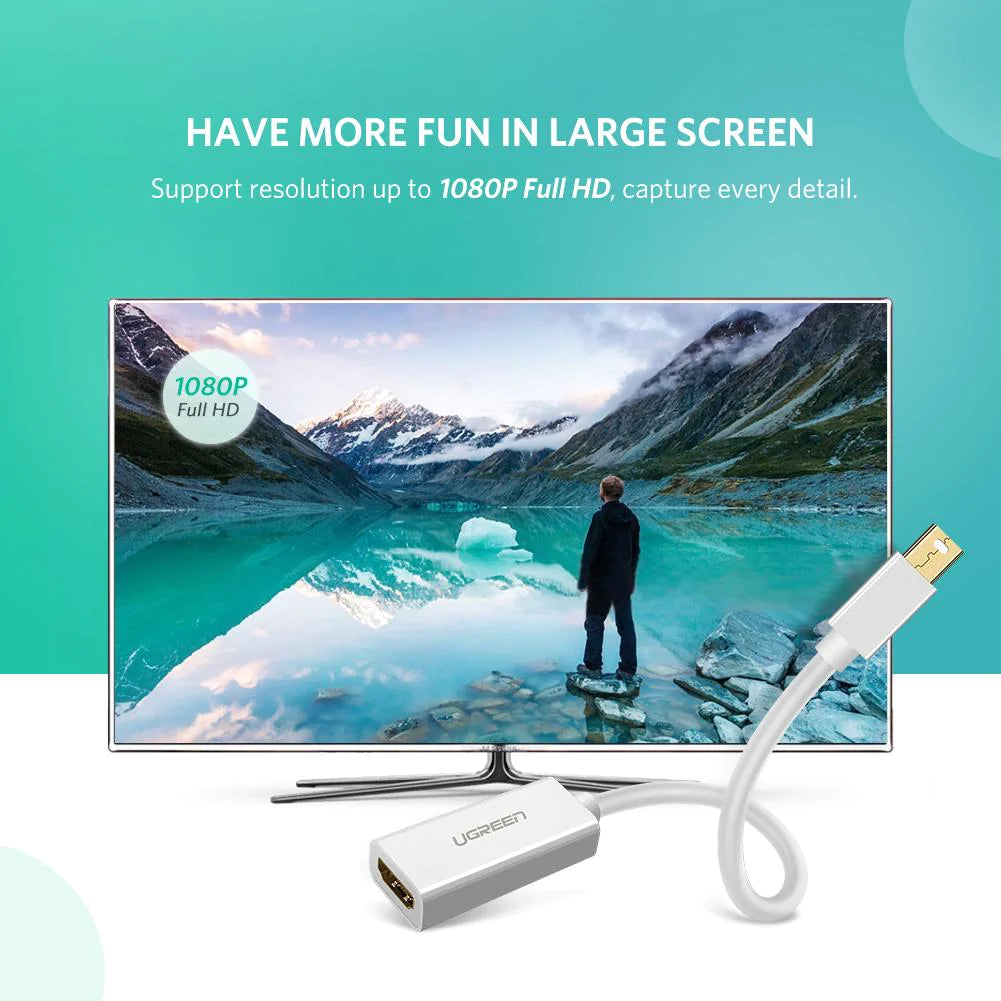 Adattatore Video UGREEN MD112 (10461), MiniDisplayPort - HDMI, Nero