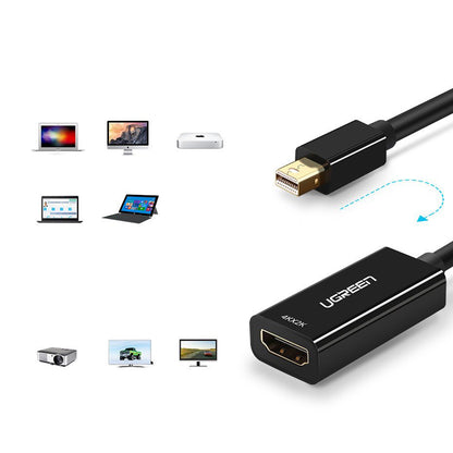 Adattatore Video UGREEN MD112 (10461), MiniDisplayPort - HDMI, Nero