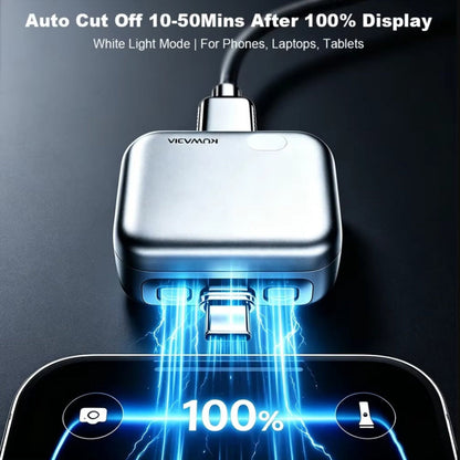 Adattatore Auto Disconnect USB-C Forward KH-51 per Alimentazione con Disconnessione Automatica e Protezione Batteria, Argento