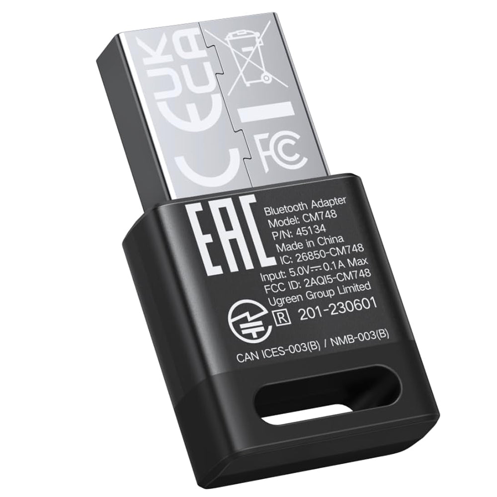 UGREEN CM748 (45134) USB Bluetooth Adapter, Black