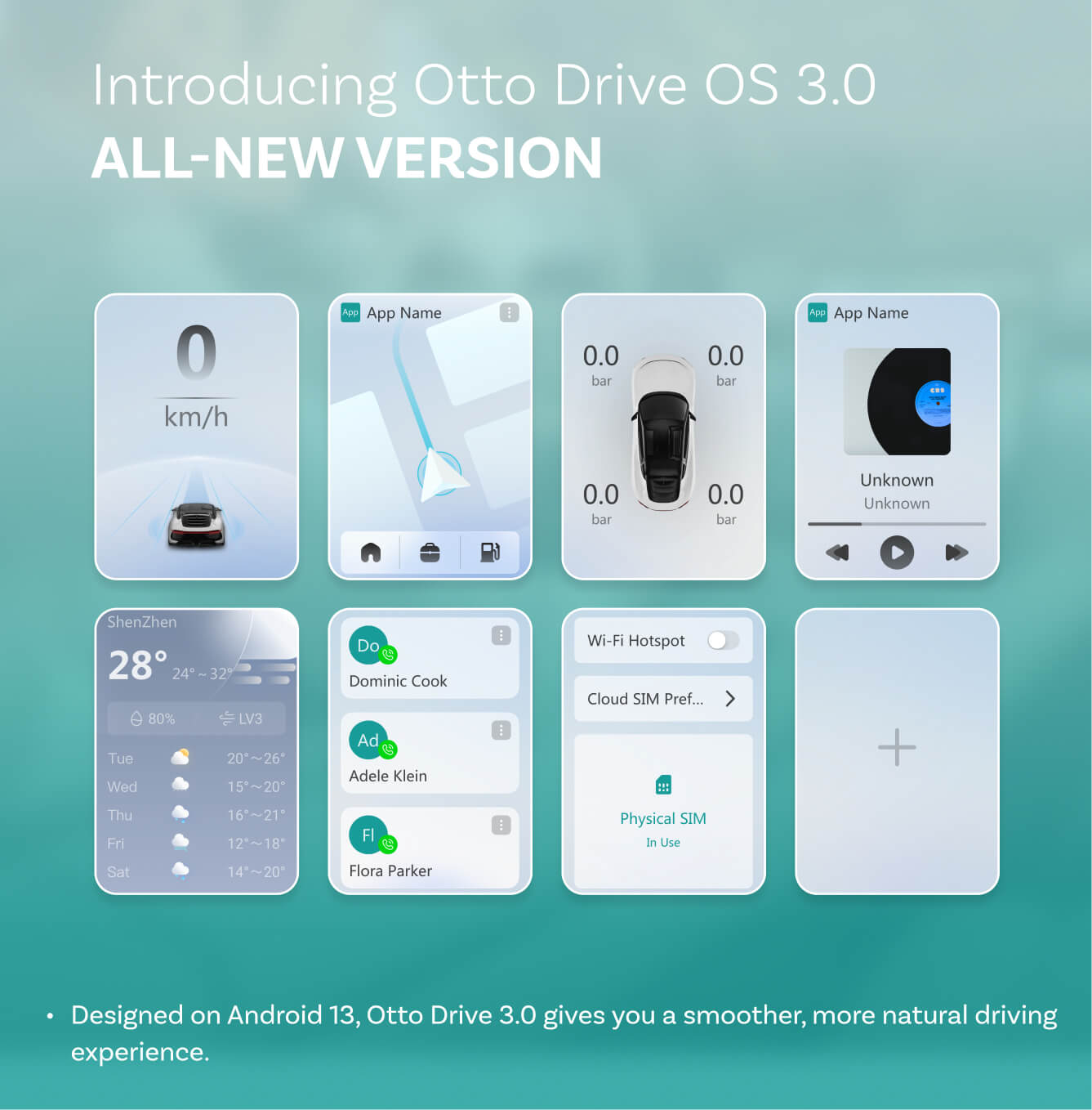 Adattatore Carplay / Android Auto Wireless Ottocast OttoAibox P3 Pro per Apple iPhone / Serie Android PCS61-T