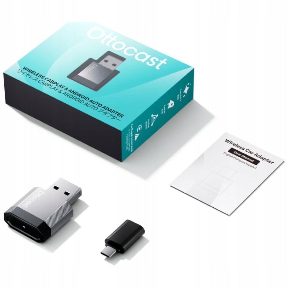 Adattatore Carplay / Android Auto Wireless Ottocast Mini Nova per Apple iPhone / Android Series CA530-T3