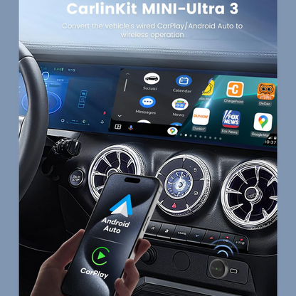 Adattatore Carplay / Android Auto Wireless Carlinkit Mini Ultra3 per Apple iPhone / Serie Android