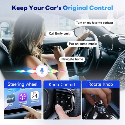 Adattatore Carplay / Android Auto Wireless Carlinkit HD2CP Pro per Apple iPhone / Serie Android