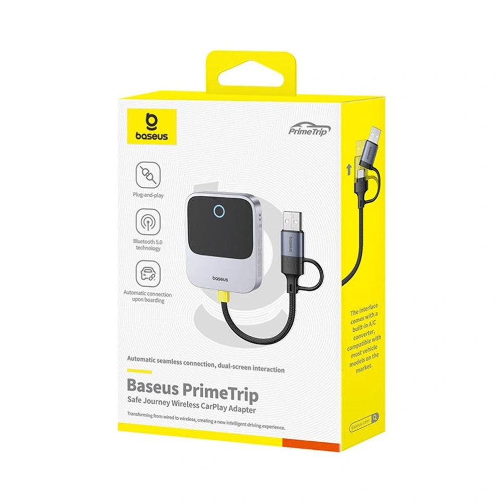 Adattatore Carplay Wireless Baseus PrimeTrip per Apple iPhone Series, Ricondizionato C10745100813-00