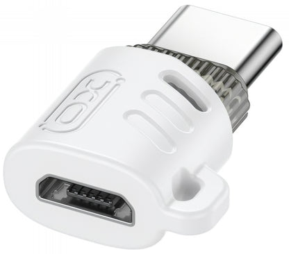 Adattatore Dati e Ricarica microUSB - USB-C XO Design NB256G, Bianco