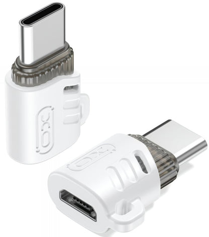 Adattatore Dati e Ricarica microUSB - USB-C XO Design NB256G, Bianco