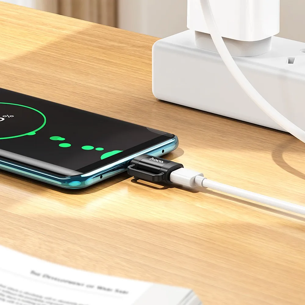 Adattatore Dati e Ricarica Lightning - USB-C HOCO UA31E, Nero