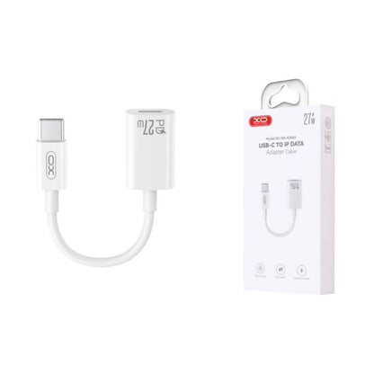 Adattatore Dati e Ricarica USB-C - Lightning XO Design NB-R268A, Bianco