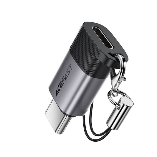 Adattatore Dati e Ricarica Lightning - USB-C Acefast J19, Grigio